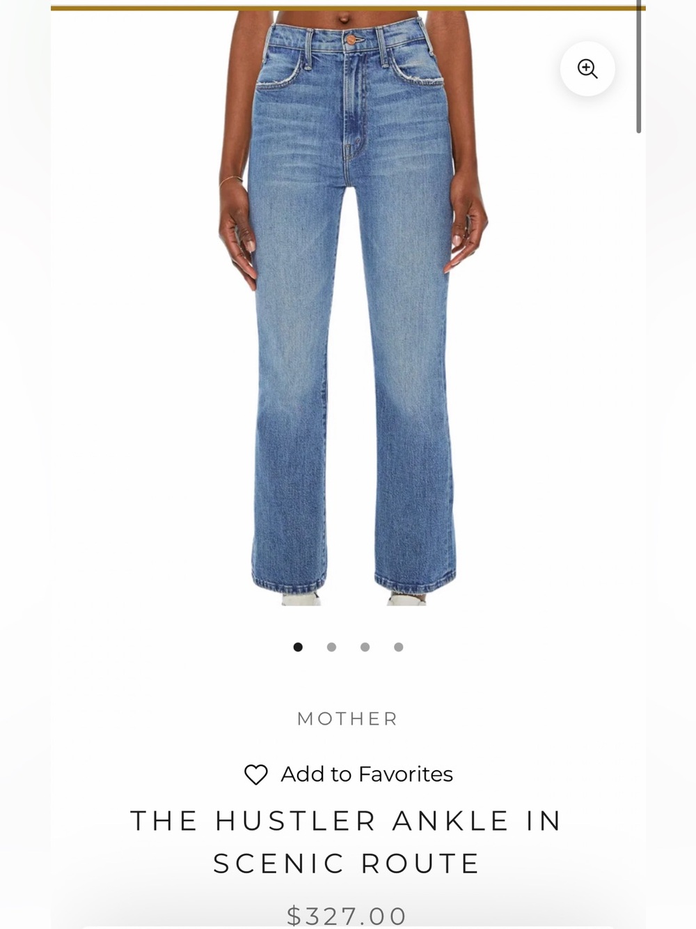 MOTHER THE HUSTLER ANKLE JEANS IN
SCENIC ROUTE. SIZE 28. EUC